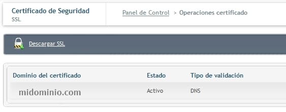 panel certificado ssl 123