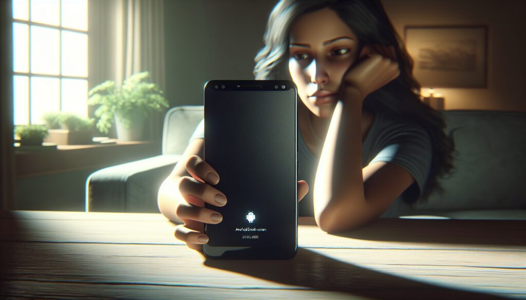 que es la pantalla negra de la muerte de android