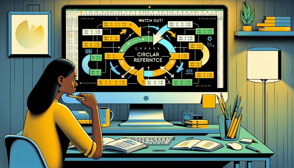 como encontrar una referencia circular en excel